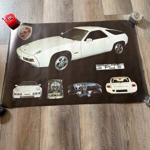 Porsche 928 Poster by Verkerke - 1978